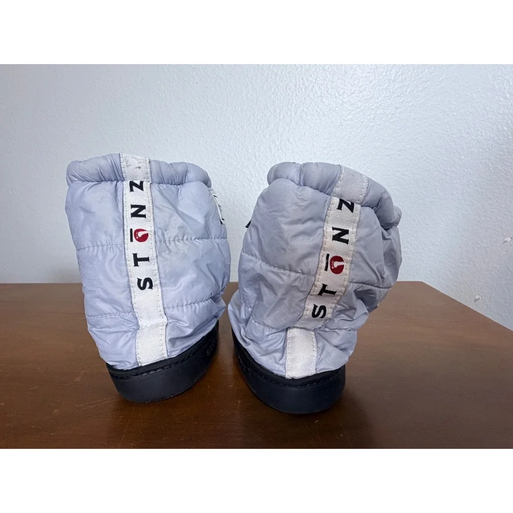 Stonz‎ Booties Kids Size Medium Blue Baby Toddler Winter Snow Boots Fleece